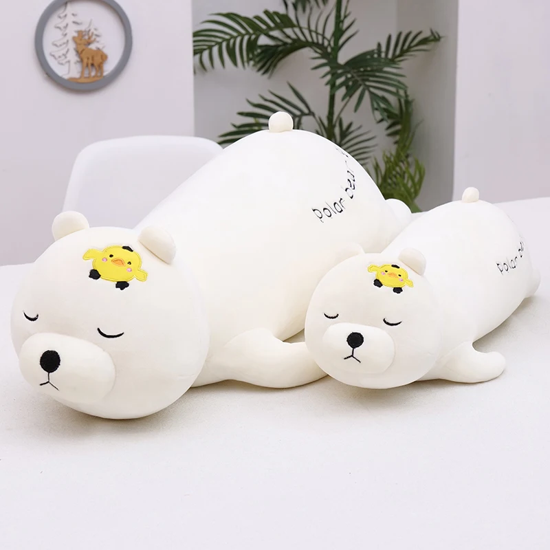 

100 см милый мягкий цыпленок белый медведь плюшевые игрушки офисная Подушка для сна домашняя комфортная Подушка детский Декор Рождественский подарок хлопковая кукла
