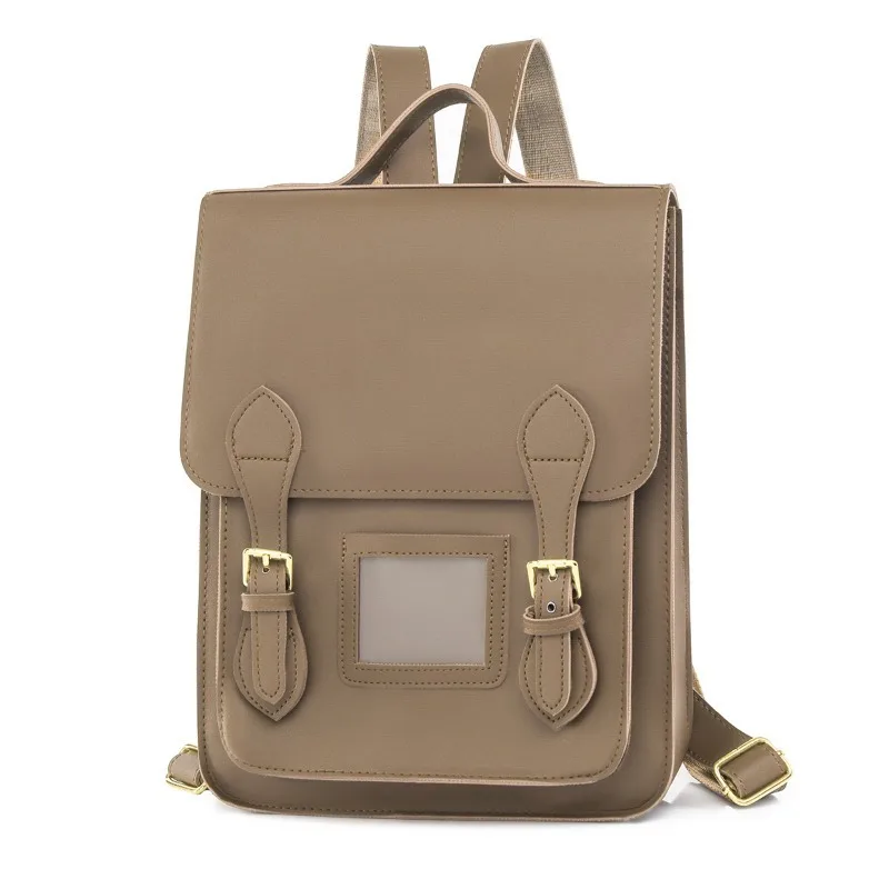 

Women's Shoulder Bag Soft PU Leather Large Capacity Lightweight Waterproof Leisure Travel Outdoor Retro Fashion Backpack Handbag
