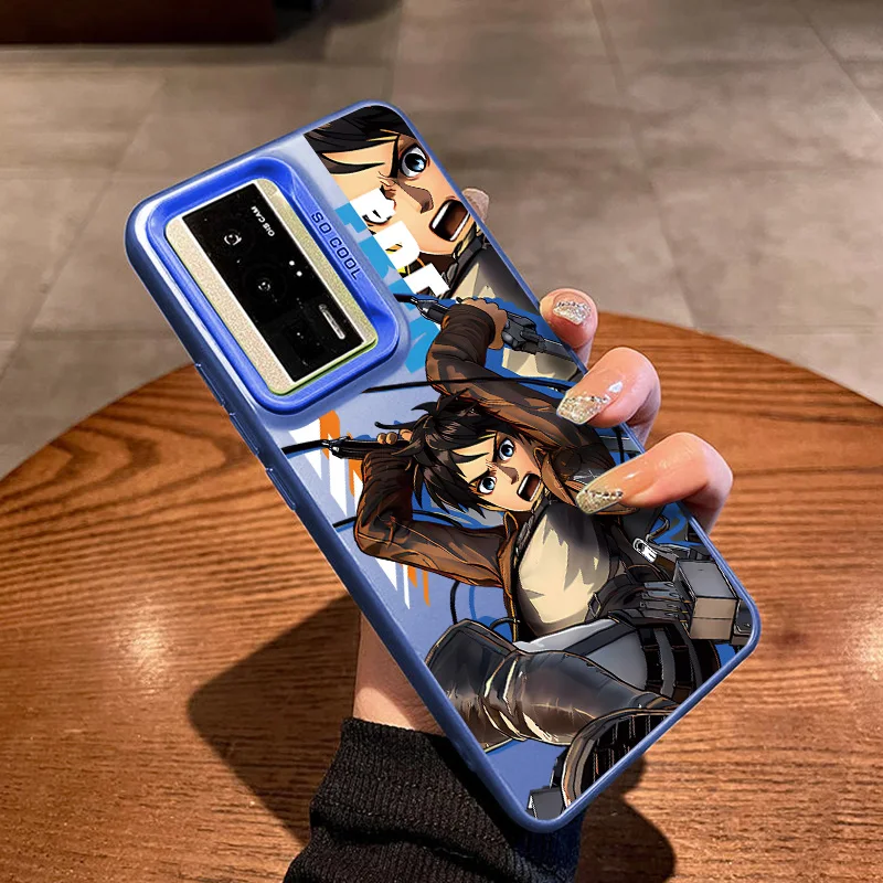 Attack On Titan Anime Colorful Phone Case For Xiaomi Redmi Note 13 12S 12 11S 11E SE 11 10T 10S 10 9 Pro Plus Max Lite Funda