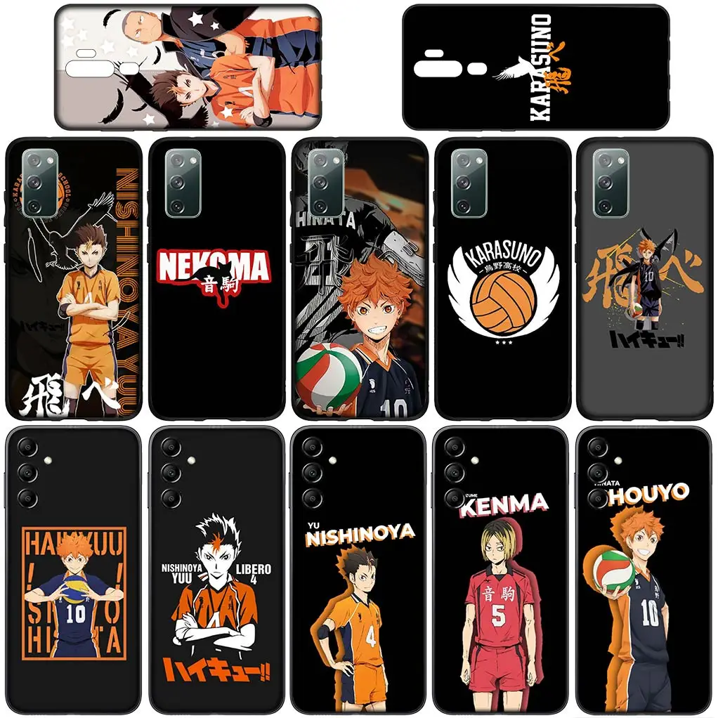 Shoyo Hinata Toru Oikawa Haikyuu мягкий корпус для Samsung Galaxy S22 S21 S20 Fe Ultra S8 Plus + S7 Edge M15 чехол