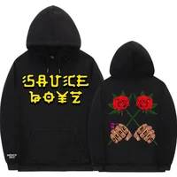 usa rapper eladio carrion hoodie sauce boyz music album graphic print sweatshirt tops men women art aesthetic hip hop hoodies