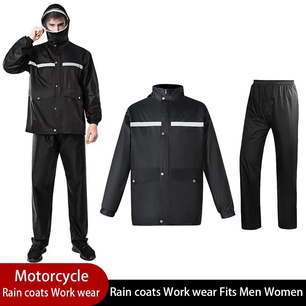 Водонепроницаемый Мотоциклетный Плащ Модная Светоотражающая Куртка Защитная