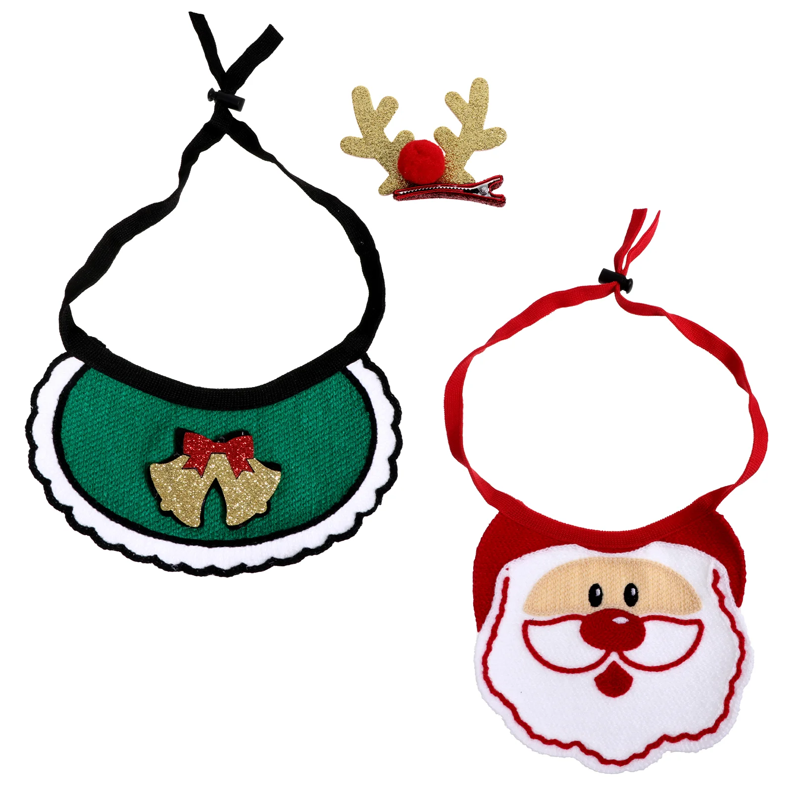 

Bib Bandana Dog Pet Saliva Towel Christmas Decoration Decor Festival Cloth