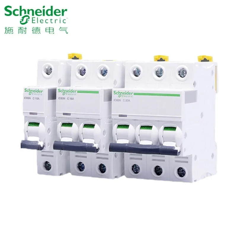 

Миниатюрный автоматический выключатель Schneider Electric IC65N серии Acti9 A9F18 IC65N Тип C 1P 2P 3P 4P C10A 16A 20A 25A 32A 40A 50A 63A