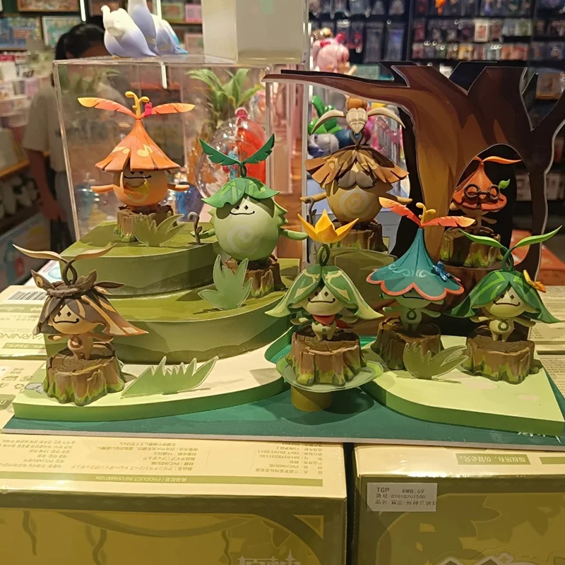 Оригинальные экшн-фигурки Genshin Impact Lanaro Series глухая коробка настольное украшение