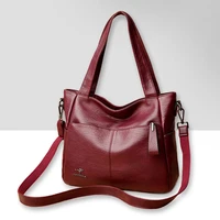 luxury brand womens leather handle bags female shoulder sac tote shopper bag bolsa feminina luxury designer handbags for woman