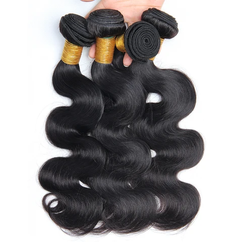 Человеческие волосы, приблизительно 30 дюймов, 32 дюйма, телесная волна, 100%, искусственные волосы с неповрежденными волосами 1/3/4, искусственные волнистые волосы для наращивания