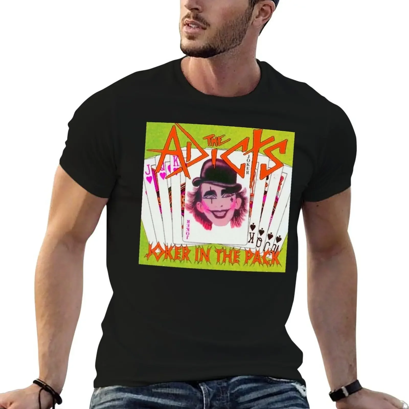 Футболка Adicts Band в стиле панк-рок подарок для фанатов рубашки большого размера