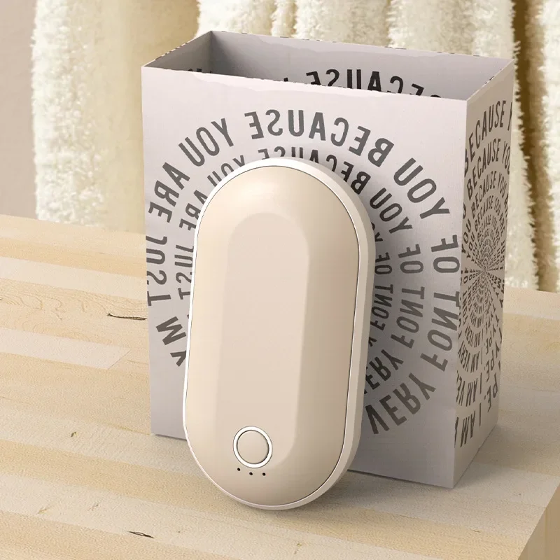 Мини-грелка для рук мобильная мощность 2 в 1 USB перезаряжаемый мультяшный