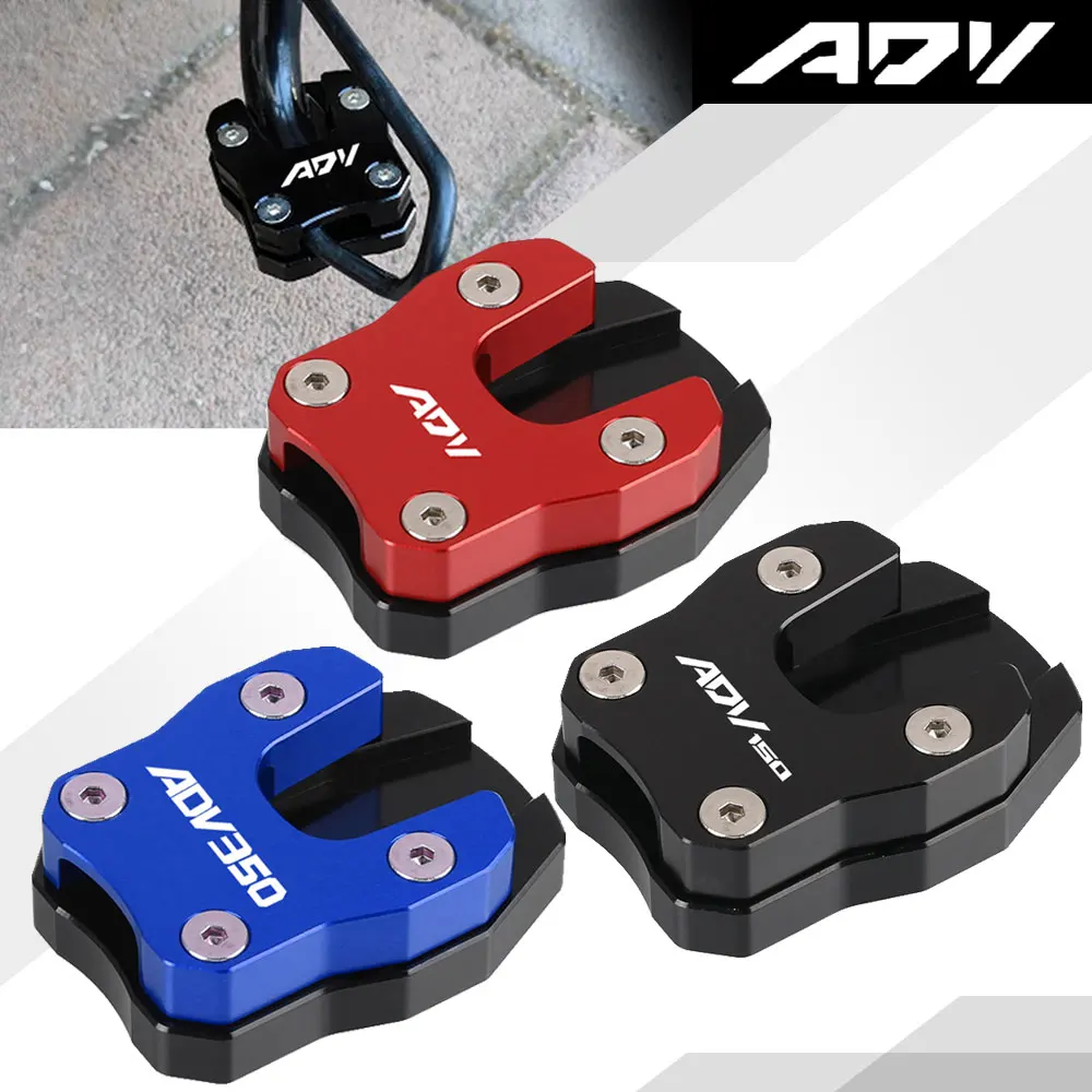 

For Honda ADV 150 2020 2021 2022 2023 Motorcycle Side Stand Enlarger Sled Sidestand Kickstand Foot Pads ADV350 2021 2022 2023