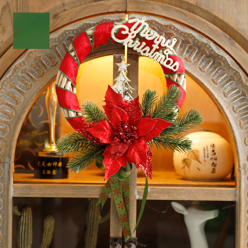 Рождественское украшение имитация элитного искусственного цветочного вена