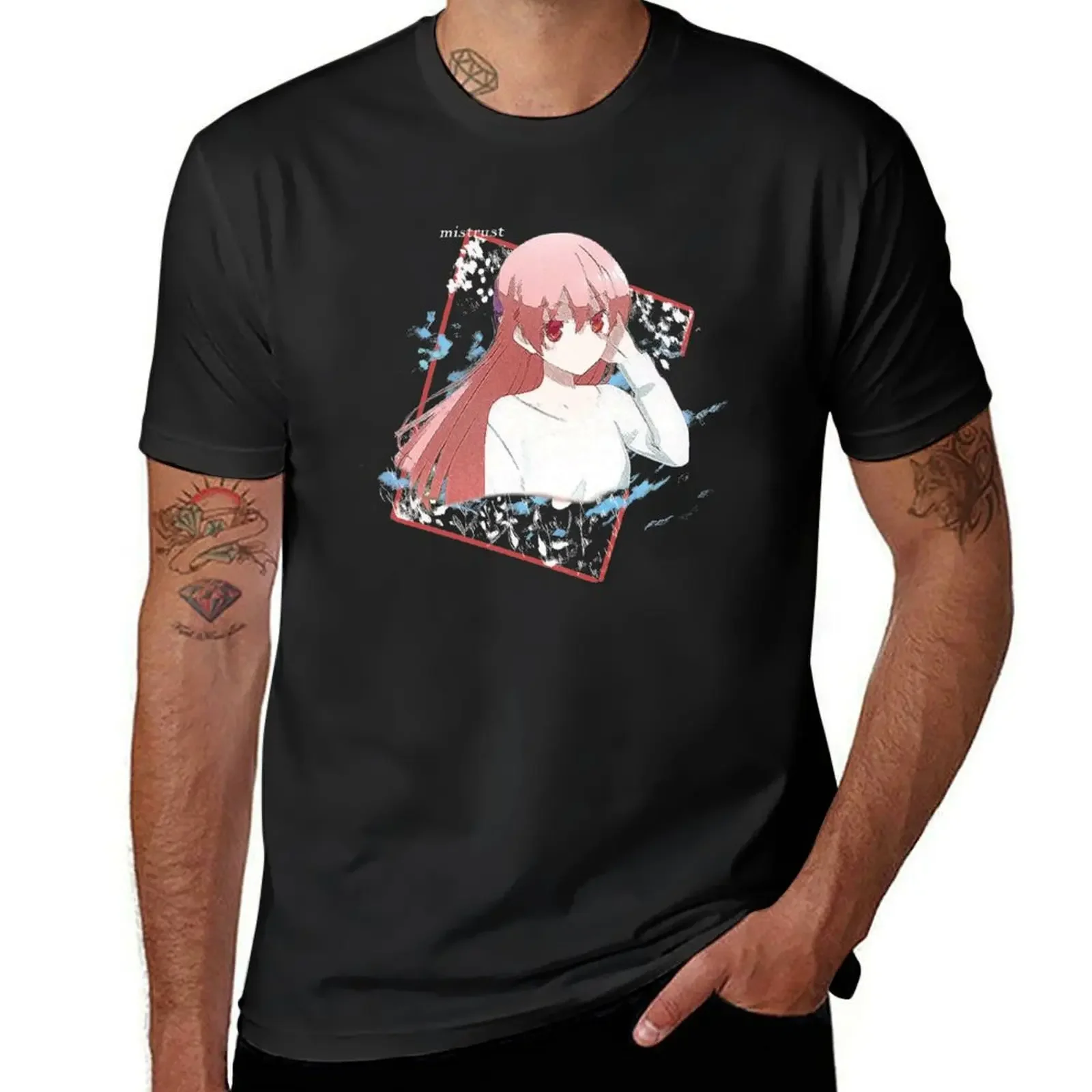 Tonikaku Kawaii `` MISTRUST '' футболка аниме уличная одежда футболки мужской летний топ