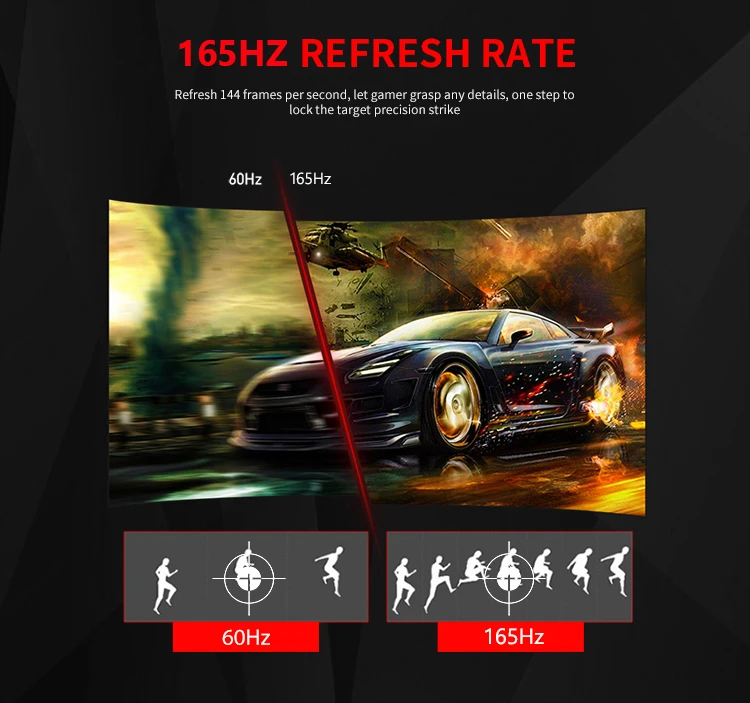 27-дюймовый светодиодный компьютерный монитор для ПК 2k доступный 75 Гц 144 165