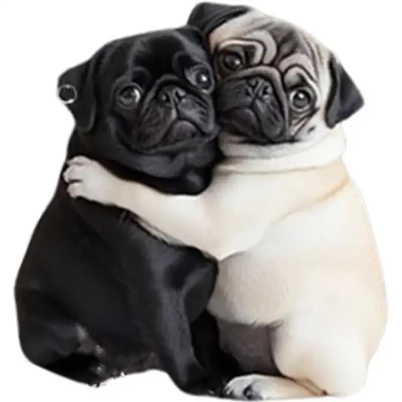 

2D очаровательный мопс акриловый автомобильный вентиляционный отверстие диффузор аромата модный освежитель внутреннего воздуха забавные аксессуары декоративные U1X4