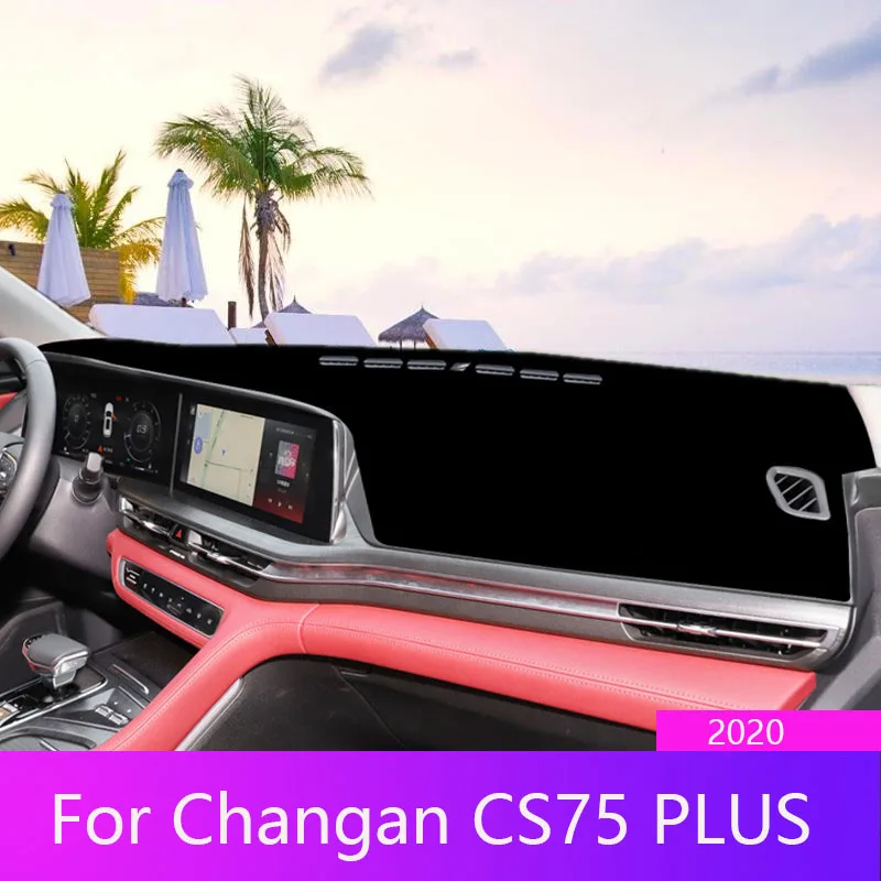

For 2020 Changan CS75 Plus Car Dashboard Cover Mat Pad Dashmat Avoid Light Pad Sun Shade Instrument Panel Carpets Accessories