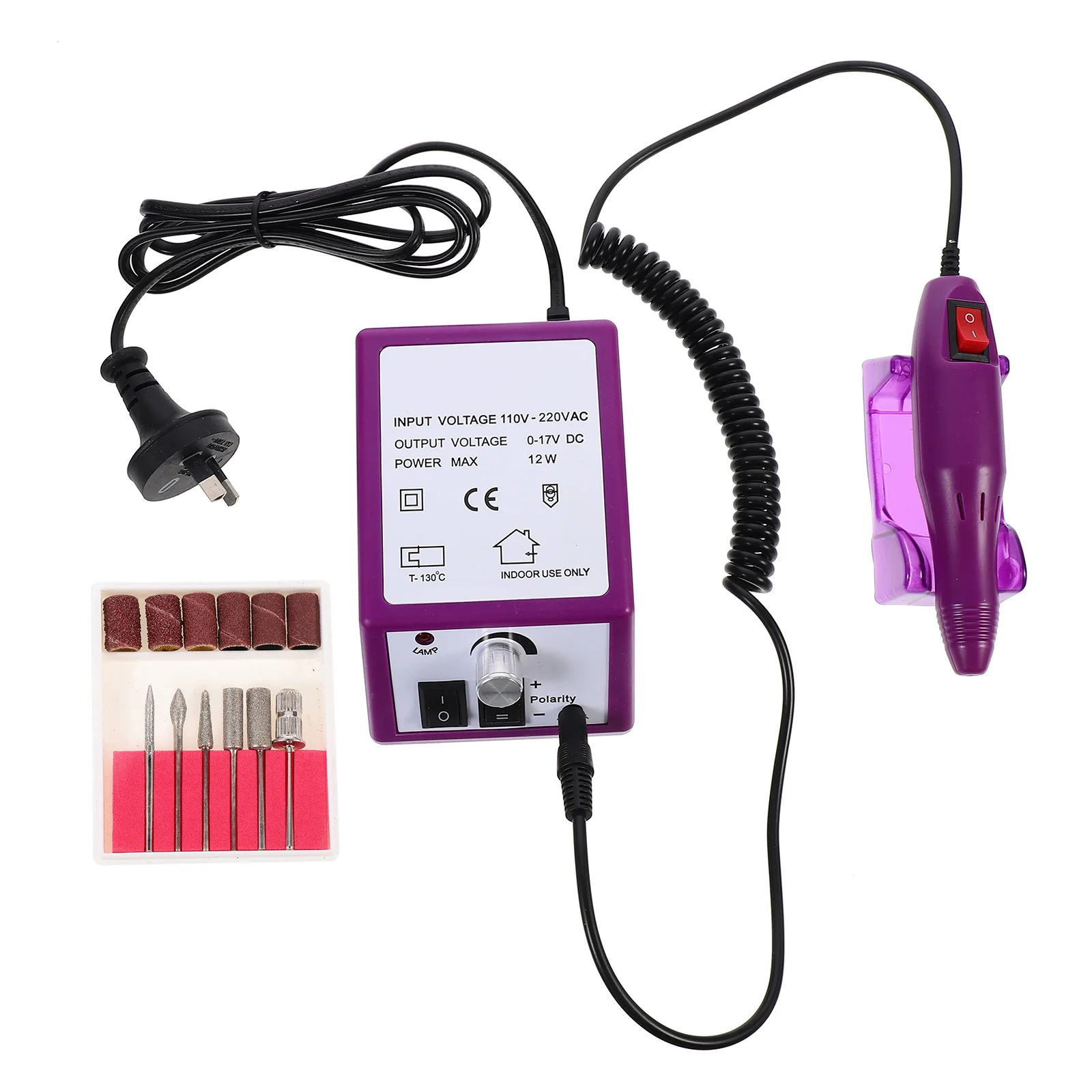 

Electric Nail Drill Machine Manicure Pedicure Machine for Home Salon Plug