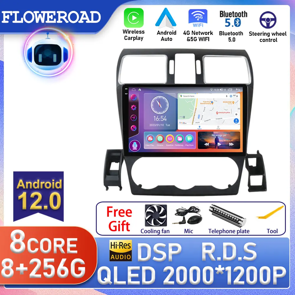 

9" Android Car Radio For Subaru WRX 2016 - 2021 Vedio GPS Player GPS Navigation Carplay Auto Head Unit Plug And Play No 2Din TV