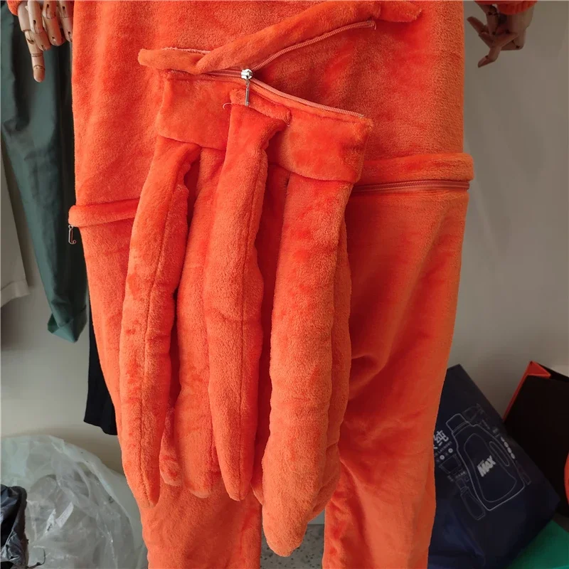 Костюм для косплея удзумаки биюу Курама киуби пижама-кигуруми унисекс взрослых