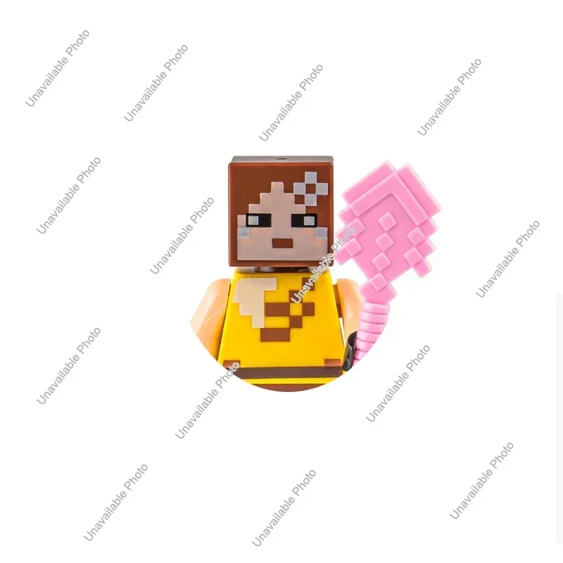 Горячие игрушки мультяшные игровые строительные блоки фигурки Стива Пикселя мой
