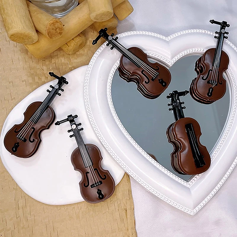 Боковая мини заколка креативные заколки для волос скрипки женщин и девочек