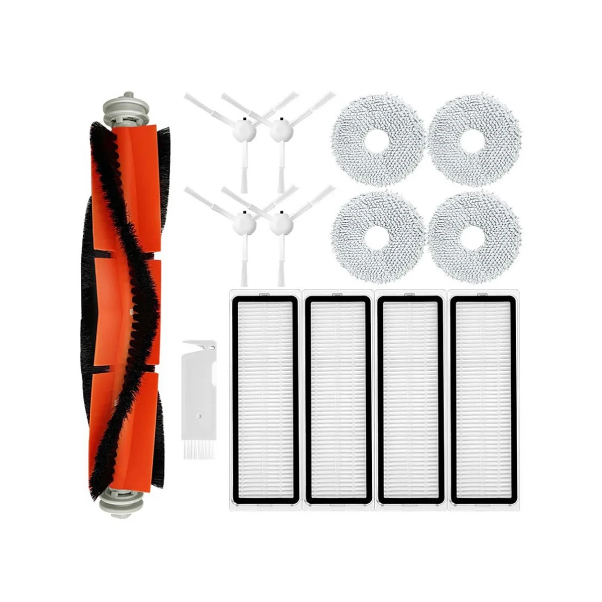 

For S10+ / S10 Plus Robot Vacuum Spare Parts Accessories Main Side Brush Hepa Filter Mop Rag Cloth