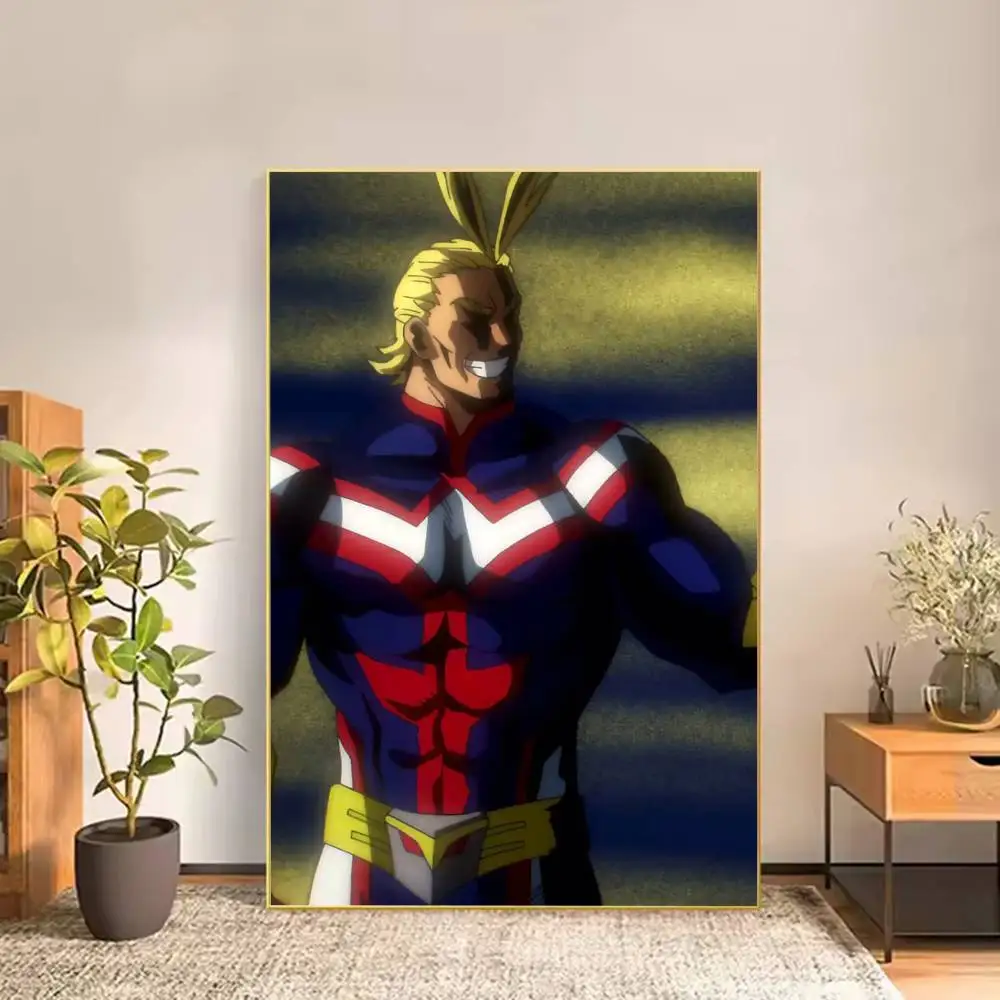 Фото Постер A-All M-Might T-Toshinori Y-Yagi-AMTY, универсальный водонепроницаемый настенный декор высокого разрешения, самоклеящийся декор для любого пространства, идеальный подарок №3