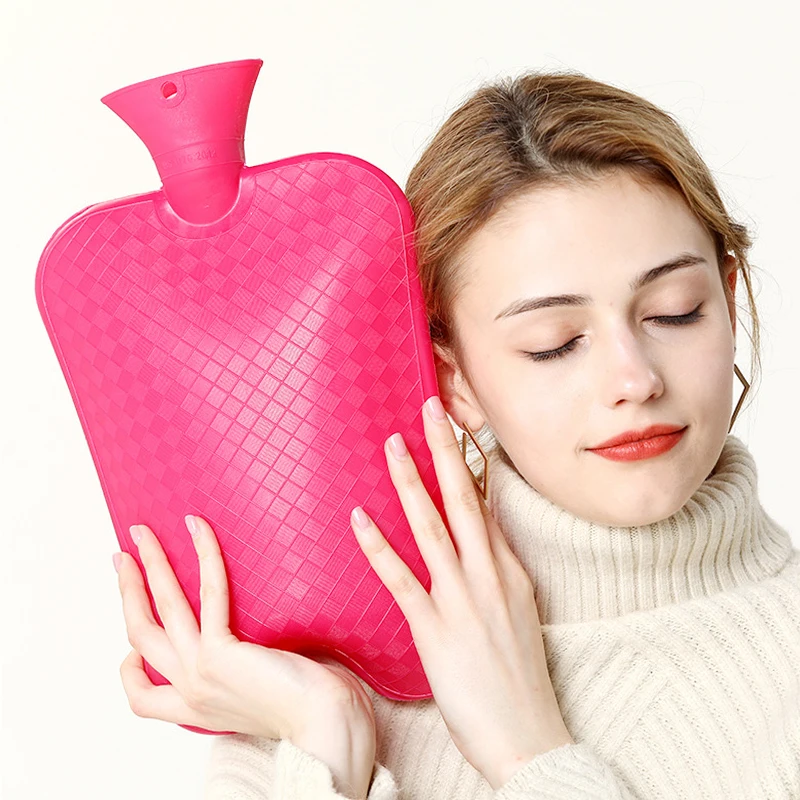 

3000ml Warm Water Bag Large Capacity Hot Water Bottle With Water PVC Water Bottle Stomach Waist Hand Warmer Winter Reusable Pack