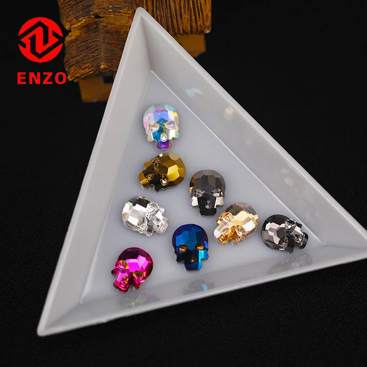 

20 шт. Хрустальный rhienstone без горячей фиксации стеклянная зеркальная плоская дрель 8x10 Стик для черепа Аксессуары для дрели украшение для ногтей своими руками