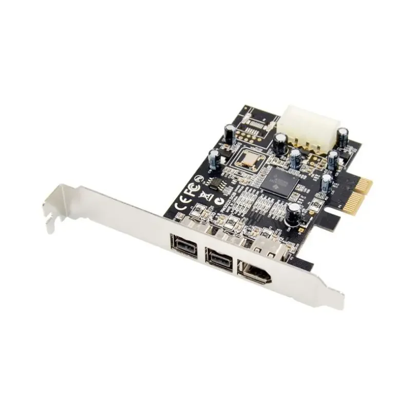 3-портовая карта PCI Express Firewire 1394B и 1394A PCIe 1 x1