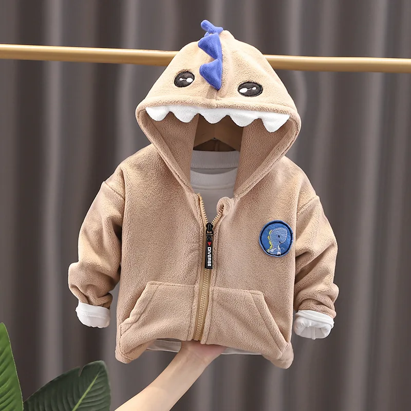 

Пальто для мальчиков; Детская бархатная верхняя одежда на молнии; От 1 до 5 лет; Детская куртка для девочек; Пальто; Сезон осень-зима; Мягкая фл...