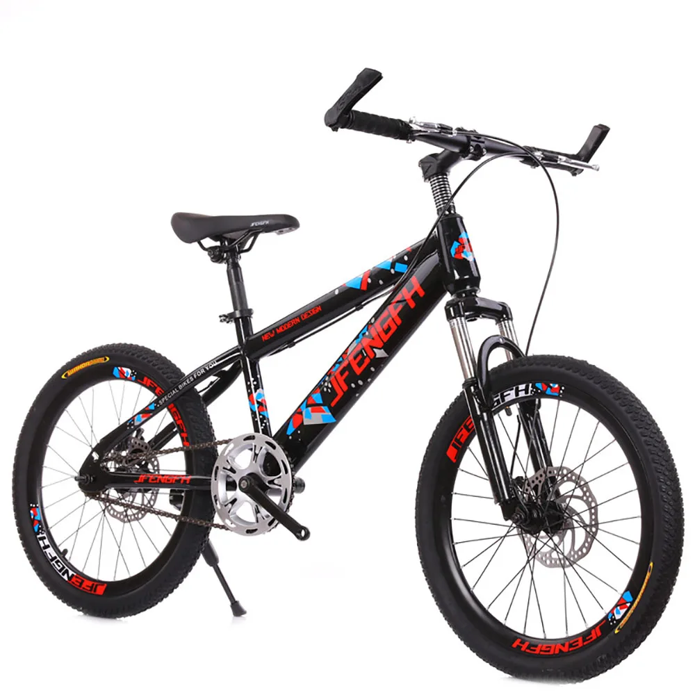 

20 Inch Mountain Bike Kids Mountain Bike Carbon Steel Frame Variable Speed Damping Double Disc Brakes Sensitive And Safe