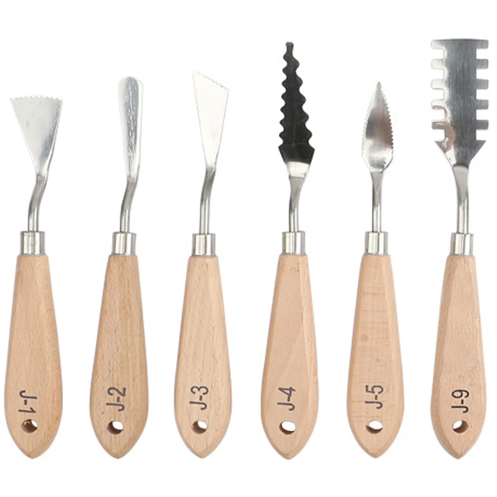 

Painting Oil Spatulas Spatula Tools Mixing Cake Color Acrylic Pallet Artist Accessories Metal Decorating Scraper Set