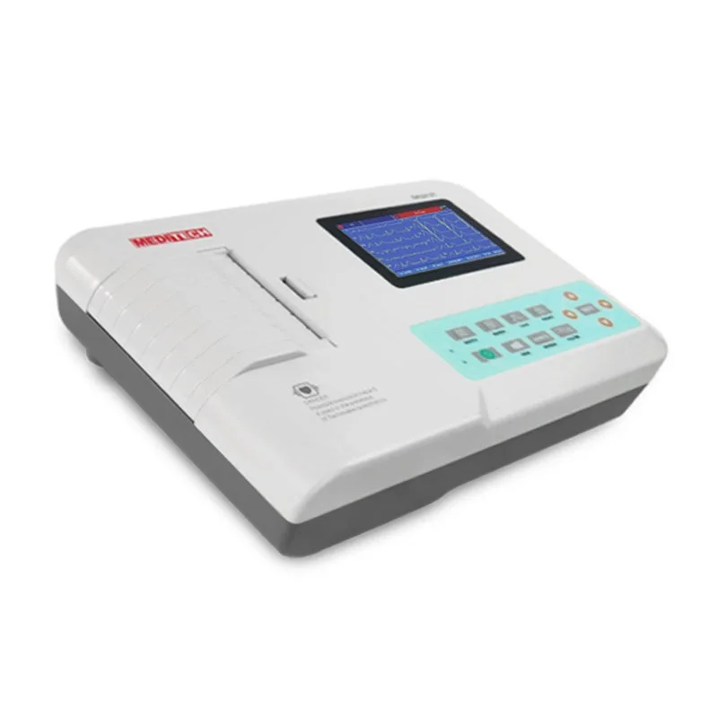 

Factory price Medical portable large-capacity color touch screen three-channel ecg machine
