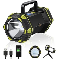 led camping lantern rechargeable1500lumens 8 light modes camping lightportable charger waterproof lantern flashlight
