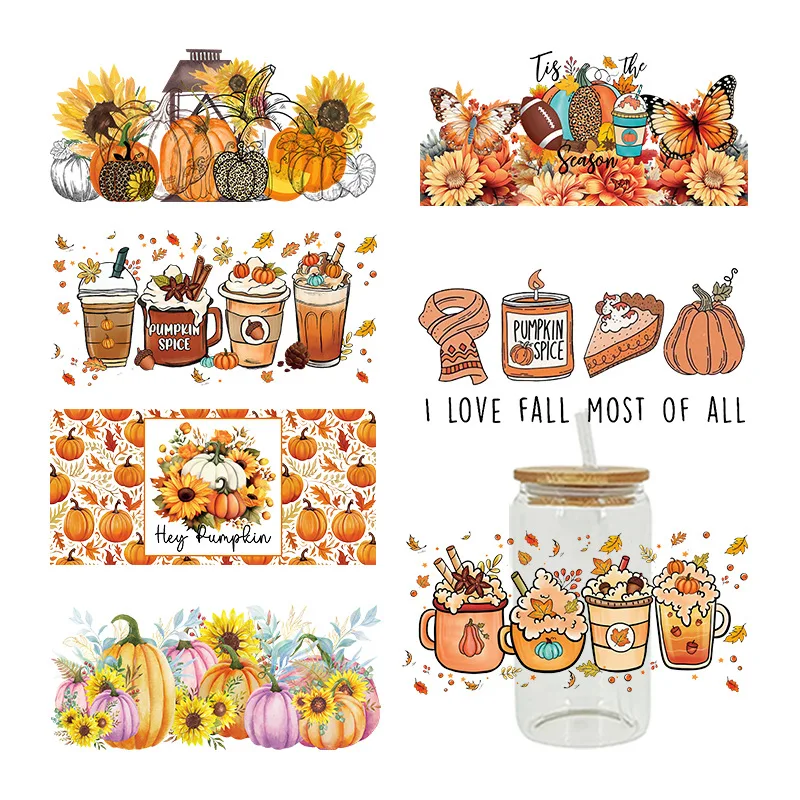 Трендовая мода Лидер продаж 3D UV DTF переводная чашка оберточная 16 унций кофейный