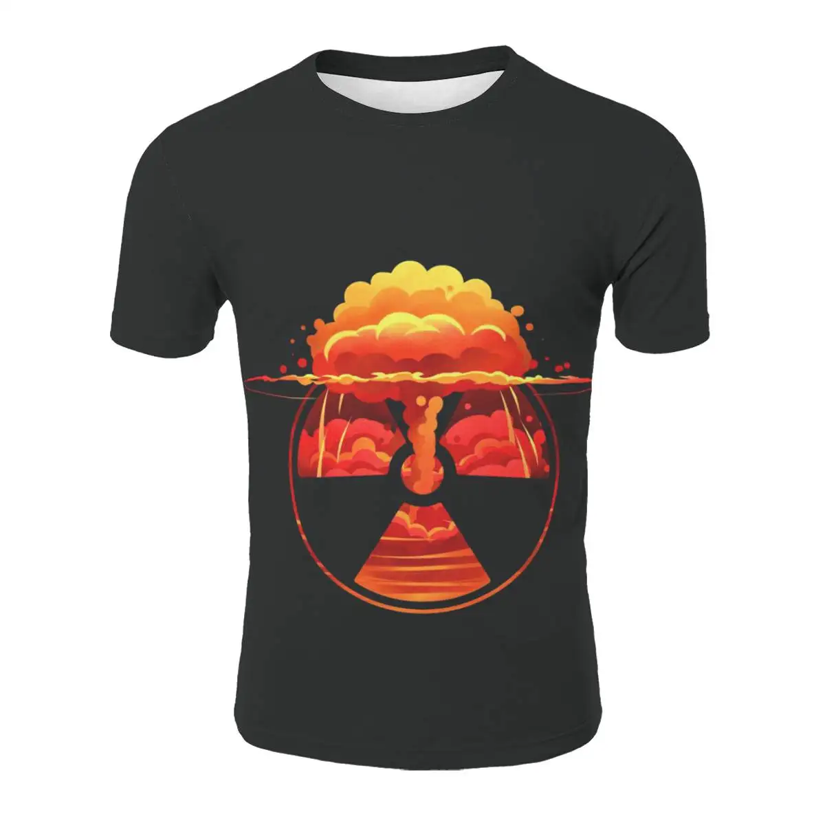 

2021 Four Seasons New Hot Selling Creative 3D Printing Top Short Sleeve Hot Graphics Simple And Generic Funny And Novel T-Shirt