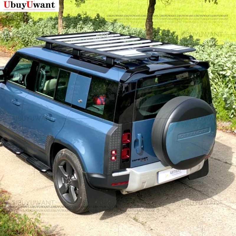 

Car Styling Fit For Land Rover Defender Spoiler 2020 2021 High Quality ABS Plastic Material Rear Roof Trunk Spoiler Wing