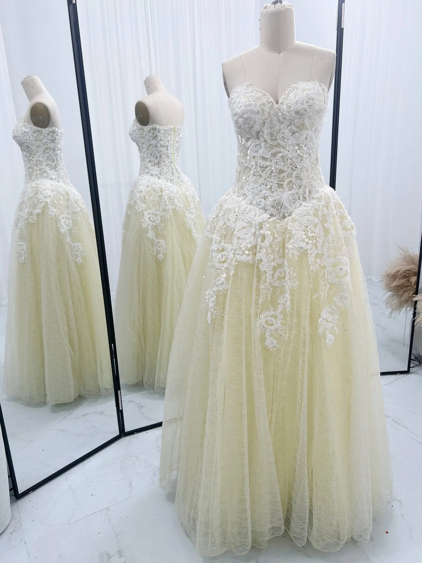 

Светильник жёлтая неувядающая сетчатая юбка-топ без рукавов, вечернее платье, юбка M1409