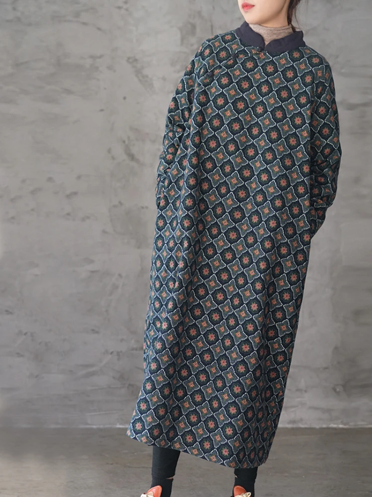 Женское хлопковое платье в национальном стиле