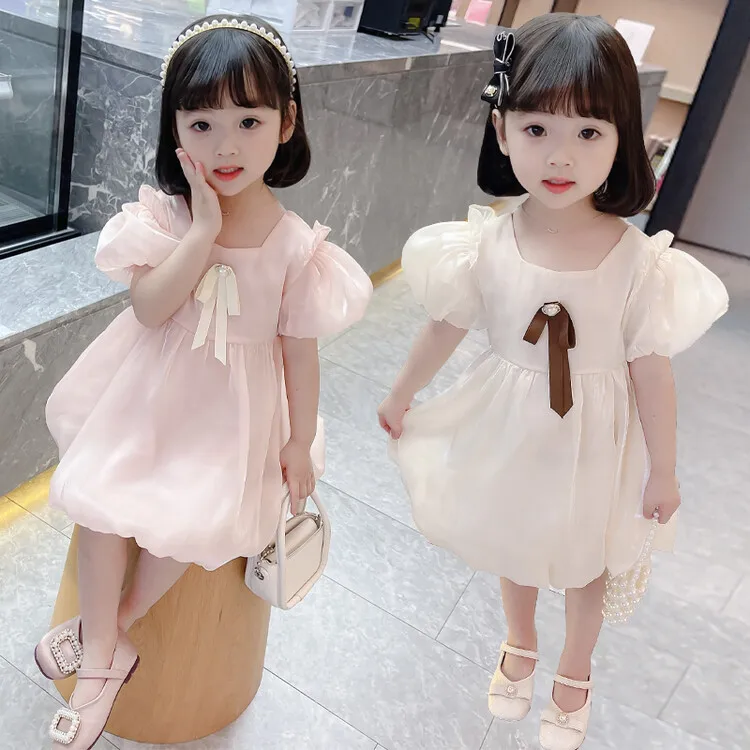 

Girl Summer Chiffon Princess Dress Children Dresses For Girls Clothing Kids Birthday Party Casual Girl Dress 2-8Year