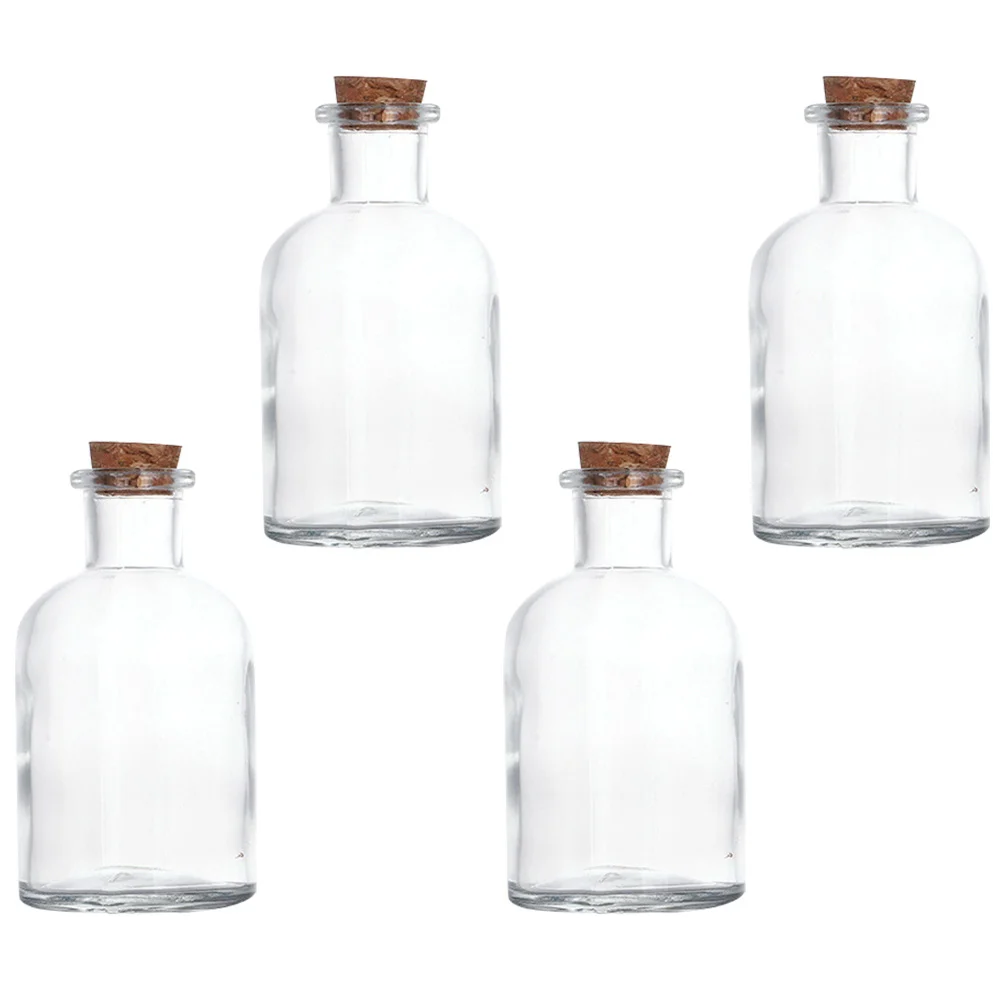 

Glasscorkwishing Matches Jars Organizer Vanity Empty Specimen Large Canisters Holder Jar Bathroom Container Laboratory