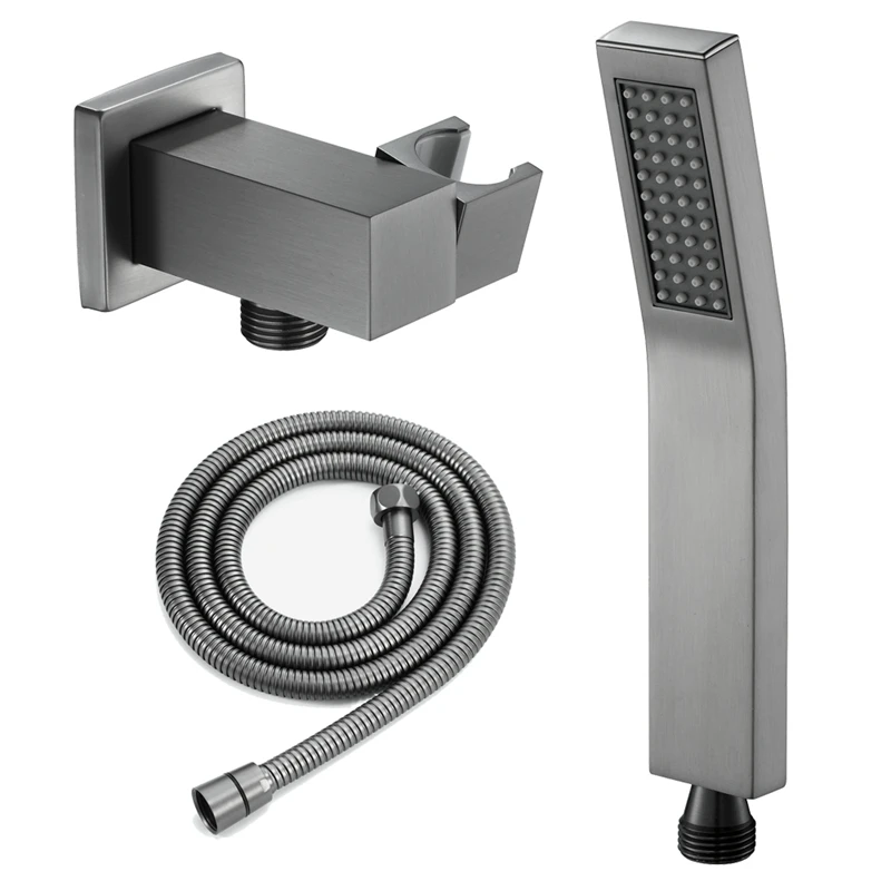 

Ручная Лейка для душа с настенным разъемом и шлангом 1,5 м, водосберегающий медный ручной распылитель, аксессуары для душа