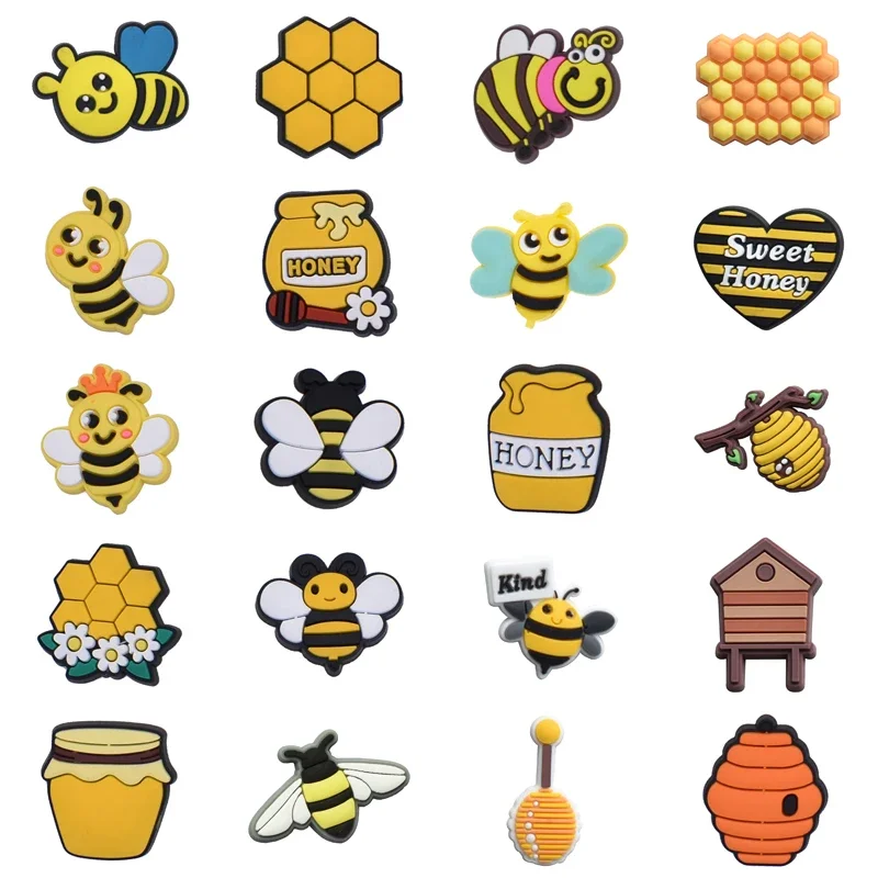 Подвески для обуви Bee Honey Hive булавки сандалий женских сабо аксессуары украшения