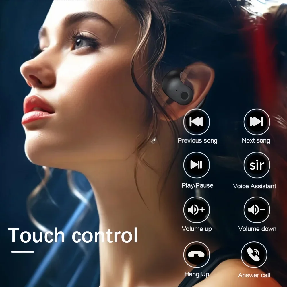 Фото T29 Беспроводные наушники Bluetooth 5,3 Гарнитура Микрофоны Hi-Fi Стереозвук Наушники Подвесные наушники-переводчики для путешествий Бизи №3