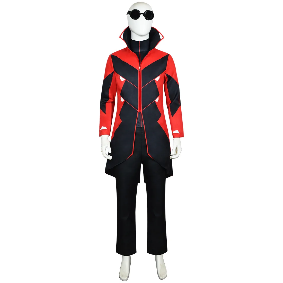 Dr Eggman Cosplay Costume Ivo Robotnik Halloween Cos Clothes Anime The Hedgehog 2 Coat Glasses Full Set Carnival Suit Uniforms