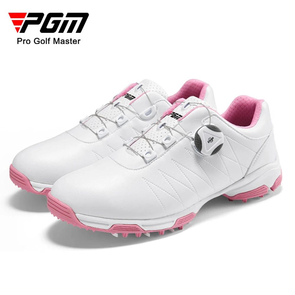 Женские кроссовки для гольфа PGM непромокаемые легкие ручка пряжки спортивные
