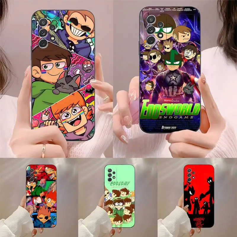 Чехол для телефона игровой Eddsworld, чехол для Samsung A33 A01 A02 A6s A10 A10s A11 A12 A20E A20C A21 A21s A22 A6 A7 A8 2018