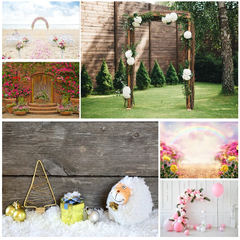 

Vinyl Custom Photography Backdrops Props Children's Birthday Festival Landscape Theme Photo Studio Props 2231 ZL-04