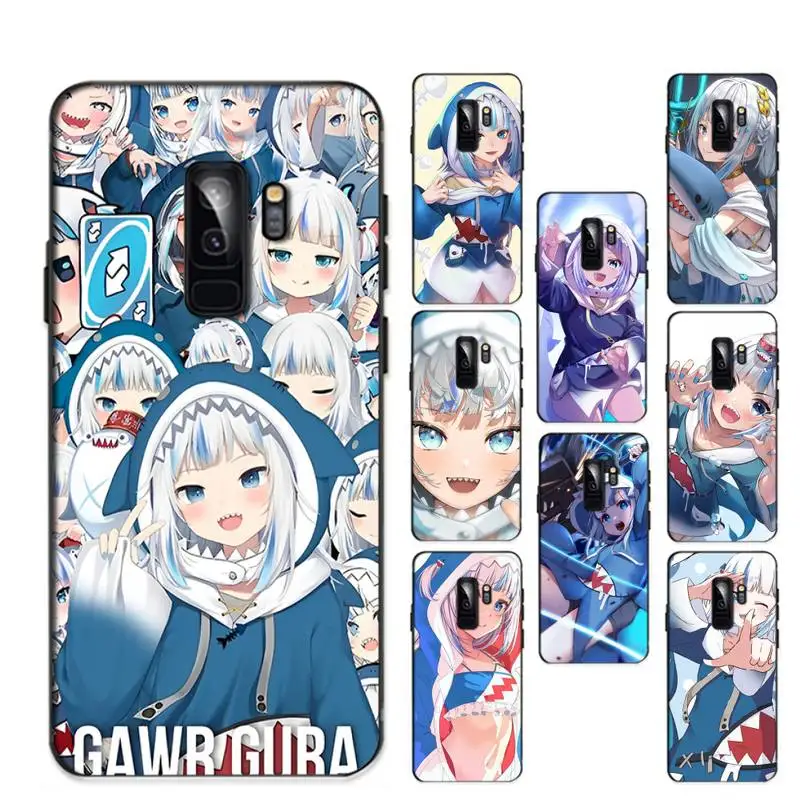 

Hololive Gawr Gura Phone Case For Redmi 8 9 10 pocoX3 pro for Samsung Note 10 20 for Huawei Mate 20 30 40 50 lite