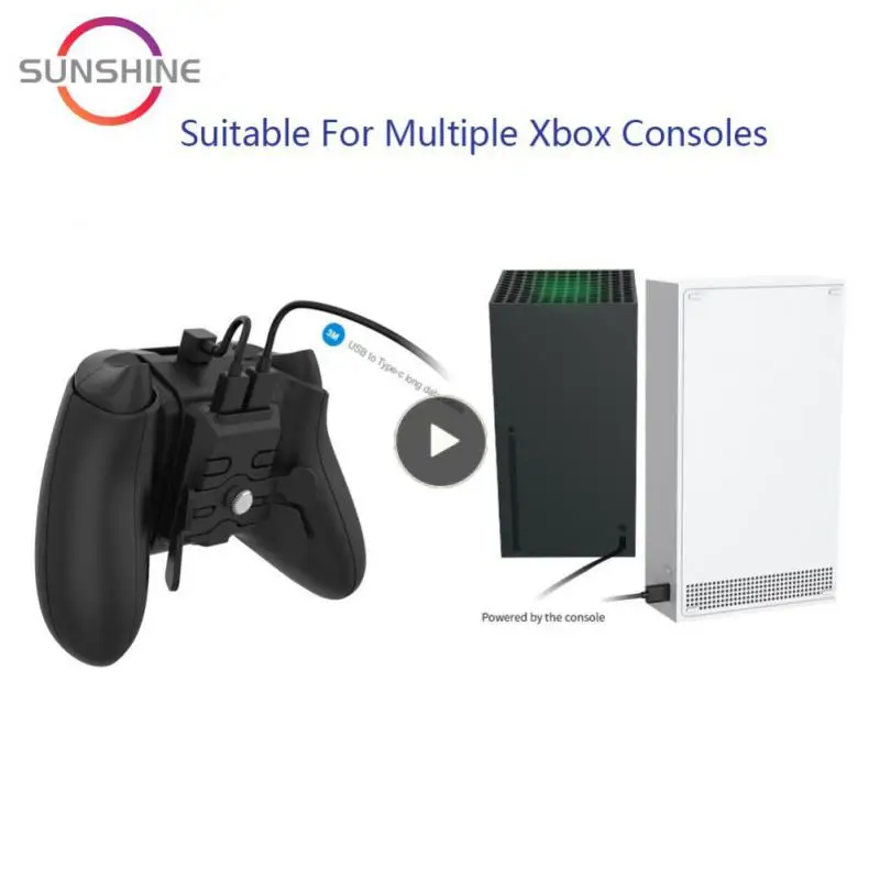 

New Connected To The Game Console Through A Data Cable Controller Back Button Attachment Type- C Four Custom Keys